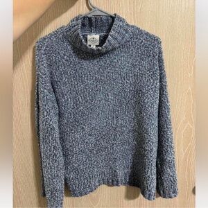 St. John's Bay Heathered Gray Cowl Neck Sweater